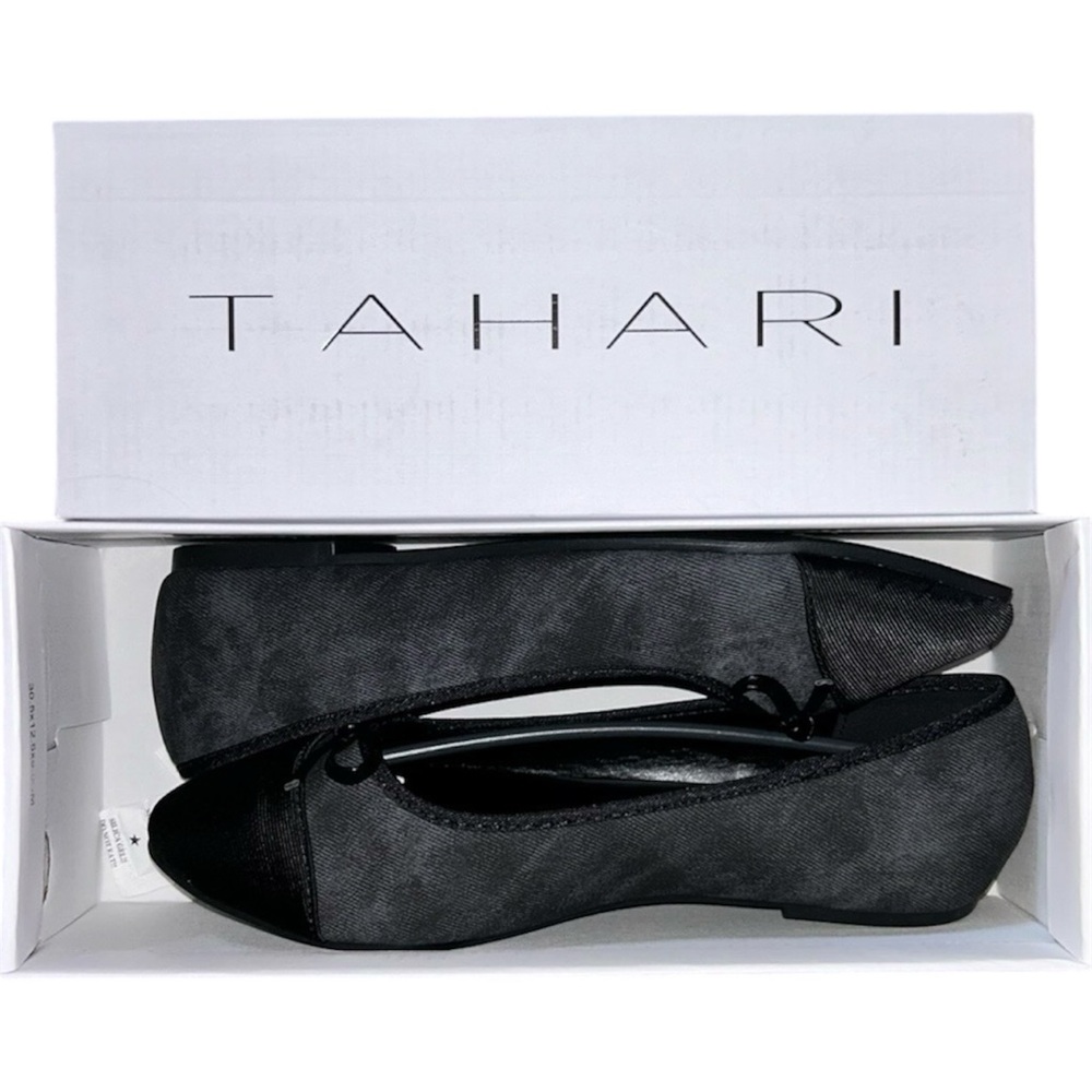 Tahari Geneva Cap Toe Ballet Flats NIB